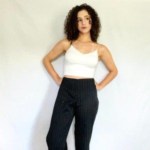 Subtle White Striped Pants